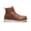 Keen Men's San Jose 6" Boot (Soft Toe) | Gingerbread/Off White -Keen 0262931cae02af279895a15caef3a0519901f378