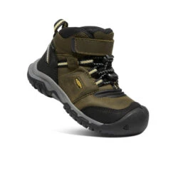 Keen Little Kids' Ridge Flex Waterproof Boot | Dark Olive/Dusky Citron -Keen 0285da6ac7e7da809605615577c3f3f313f93097