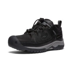 Keen Big Kids' Targhee Waterproof Shoe | Black/Steel Grey 12 Keen Big Kids' Targhee Waterproof Shoe | Black/Steel Grey -Keen 047953cc6bbda1e1c32d785997ac089876b37070
