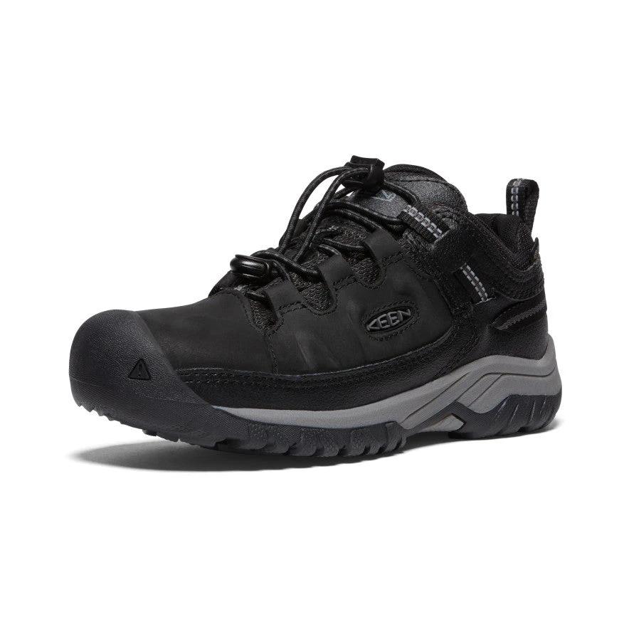 Keen Big Kids' Targhee Waterproof Shoe | Black/Steel Grey 5 Keen Big Kids' Targhee Waterproof Shoe | Black/Steel Grey - Image 3