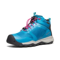 Keen Big Kids' Wanduro Waterproof Boot | Fjord Blue/Fuchsia Purple -Keen 123d933b1a489835e3ed85ca24ba209aa895cfb8