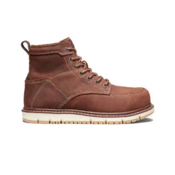 Keen Women's San Jose 6" Boot (Aluminum Toe) | Gingerbread/Gum