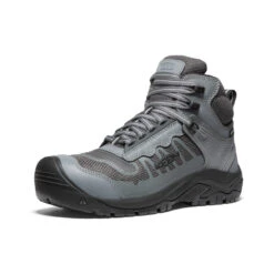 Keen Men's Reno Mid KBF Waterproof (Carbon-Fiber Toe) | Magnet/Black -Keen 26f2eb7528a4af1874f8d583382892d99752eee2