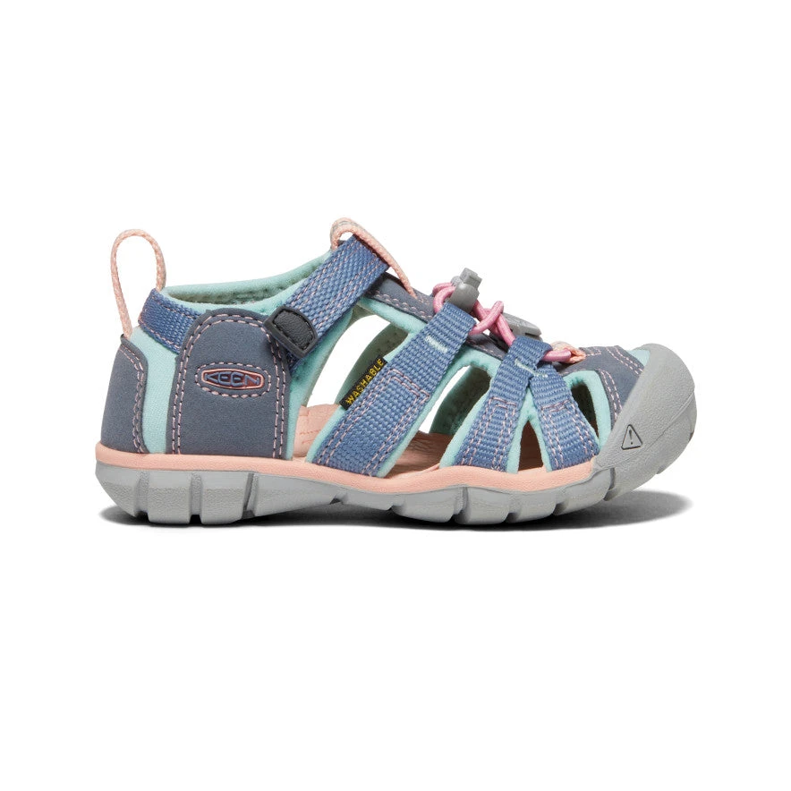 Keen Little Kids' Seacamp II CNX | Flint Stone/Ocean Wave 3 Keen Little Kids' Seacamp II CNX | Flint Stone/Ocean Wave