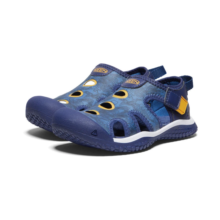 Keen Little Kids' Stingray Sandal | Bright Cobalt/Blue Depths 4 Keen Little Kids' Stingray Sandal | Bright Cobalt/Blue Depths - Image 2