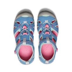 Keen Big Kids' Seacamp II CNX | Coronet Blue/Hot Pink -Keen 3068a326bd44cc57020c57a00dbcef15deb78094