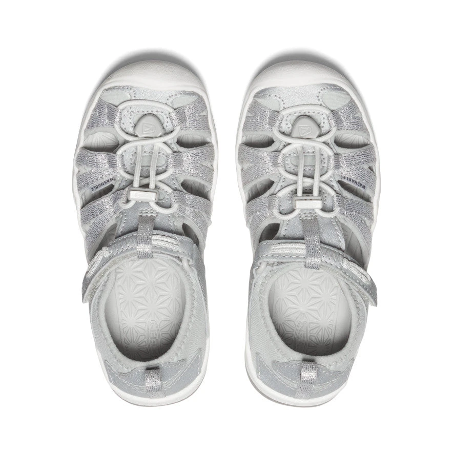 Keen Little Kids' Moxie Sandal | Silver 6 Keen Little Kids' Moxie Sandal | Silver - Image 4