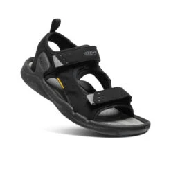 Keen Men's Drift Creek Two-Strap Sandal | Black/Steel Grey -Keen 4bc461fd4565342993978706636e0d685f461c5f