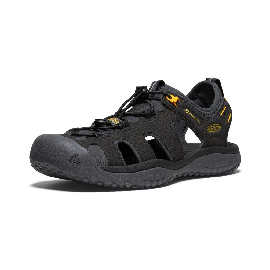 Keen Men's SOLR Sandal | Black/Gold 5 Keen Men's SOLR Sandal | Black/Gold - Image 3