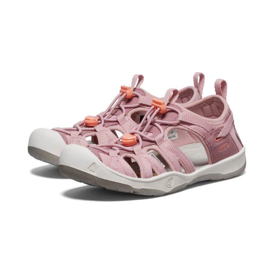 Keen Big Kids' Moxie Sandal | Nostalgia Rose/Papaya Punch 4 Keen Big Kids' Moxie Sandal | Nostalgia Rose/Papaya Punch - Image 2