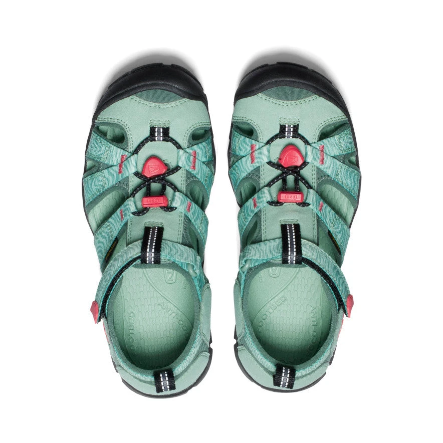 Keen Big Kids' Seacamp II CNX | Granite Green/Cayenne 6 Keen Big Kids' Seacamp II CNX | Granite Green/Cayenne - Image 4