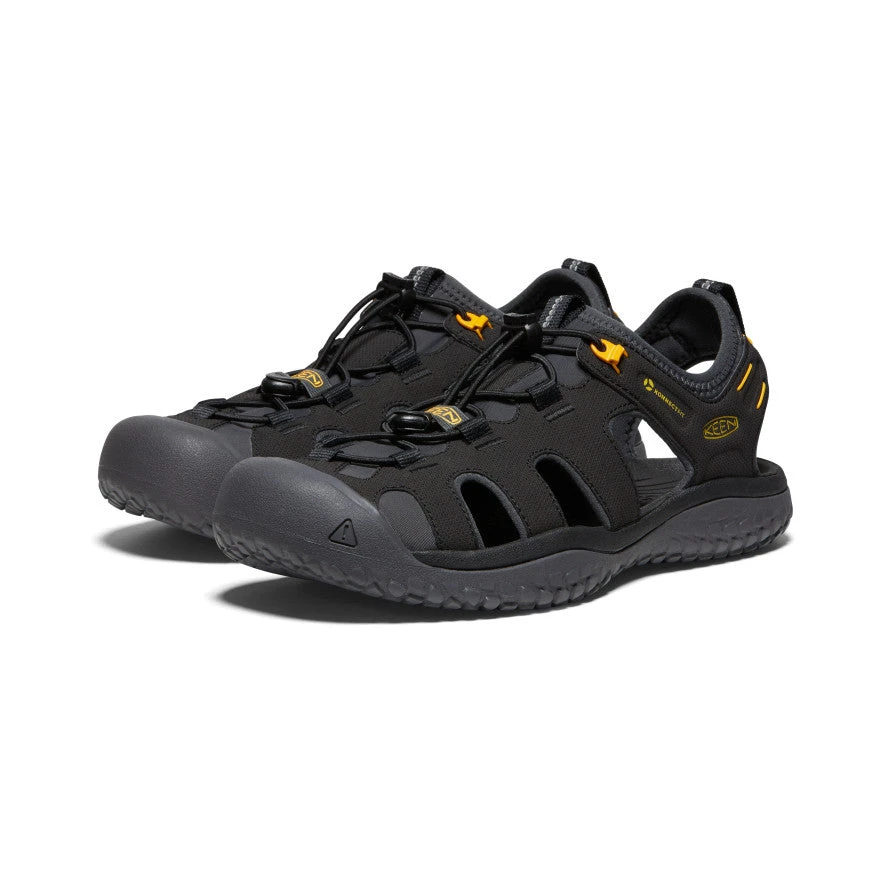 Keen Men's SOLR Sandal | Black/Gold 4 Keen Men's SOLR Sandal | Black/Gold - Image 2