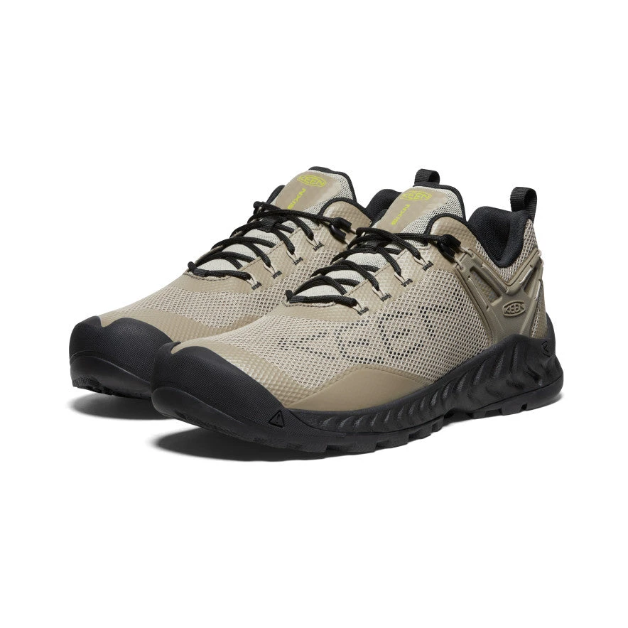 Keen Men's NXIS EVO Waterproof Shoe | Plaza Taupe/Citronelle 4 Keen Men's NXIS EVO Waterproof Shoe | Plaza Taupe/Citronelle - Image 2