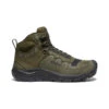 Keen Men's Reno KBF Waterproof Mid (Soft Toe) | Dark Olive/Black -Keen 949840a2e0b99a3c9b91c83d958156c63a8a5012