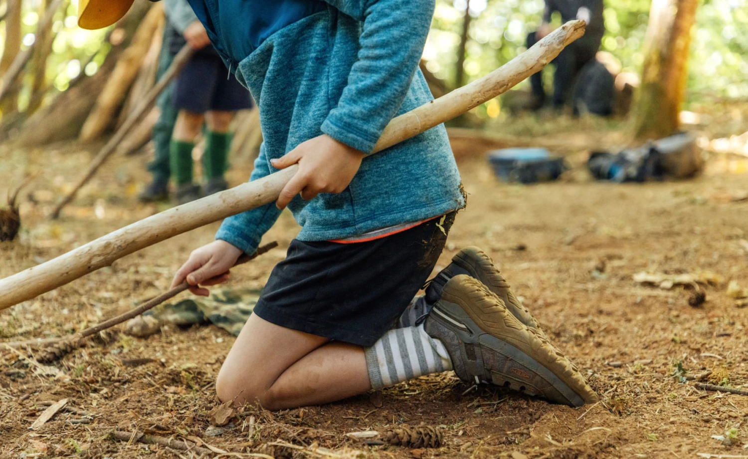 Keen Big Kids' Targhee Sport Vent Shoe | Magnet/Scarlet Ibis 7 Keen Big Kids' Targhee Sport Vent Shoe | Magnet/Scarlet Ibis - Image 5