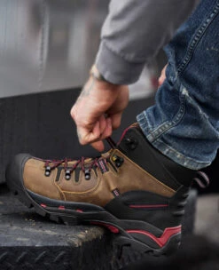 Keen Men's Pittsburgh 6" Waterproof Boot (Steel Toe) | Bison 14 Keen Men's Pittsburgh 6" Waterproof Boot (Steel Toe) | Bison -Keen KEEN UTILITY PITTSBURGH BISON M 1007024 Left Image