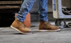 Keen Women's San Jose 6" Waterproof Boot (Aluminum Toe) | Almond/Gum -Keen SDD 496 PDP SanJose 1026369 Top Image