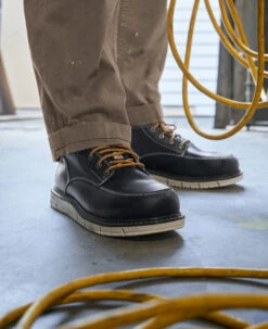 Keen Men's CSA San Jose 6" Waterproof Boot (Aluminum Toe) | Black/Off White 19 Keen Men's CSA San Jose 6" Waterproof Boot (Aluminum Toe) | Black/Off White -Keen SDD 496 PDP SanJose 1027083 Right Image