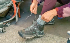 Keen Women's Targhee III Waterproof Mid | Magnet/Atlantic Blue -Keen TargheeIIIMidPDPLifestyle1Wmns