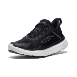 Keen Women's WK450 Walking Shoe | Black/Star White -Keen a1d19f8509ce3d56f09ee6176f9e3e1236ebd8ce