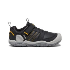 Big Kids' Knotch Peak Sneaker | Black/KEEN Yellow