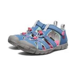 Keen Big Kids' Seacamp II CNX | Coronet Blue/Hot Pink -Keen b64ef9497d05760aee68ce77f6660839cf16d69f