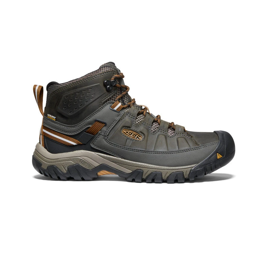 Keen Men's Targhee III Waterproof Mid Wide | Black Olive/Golden Brown 3 Keen Men's Targhee III Waterproof Mid Wide | Black Olive/Golden Brown