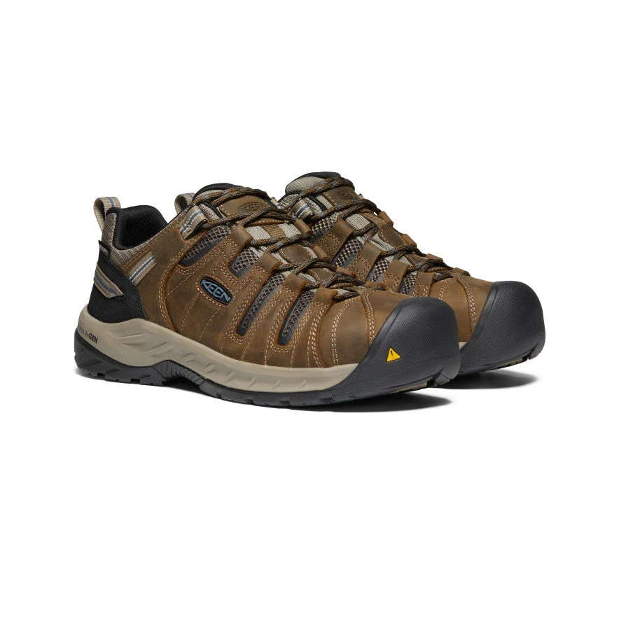 Keen Men's Flint II Waterproof (Steel Toe) | Cascade Brown/Orion Blue 4 Keen Men's Flint II Waterproof (Steel Toe) | Cascade Brown/Orion Blue - Image 2