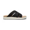 Keen Women's Elle Mixed Slide | Black/Birch -Keen b904af1b6634df29aaa47d50327ff5c0bc0ade4b