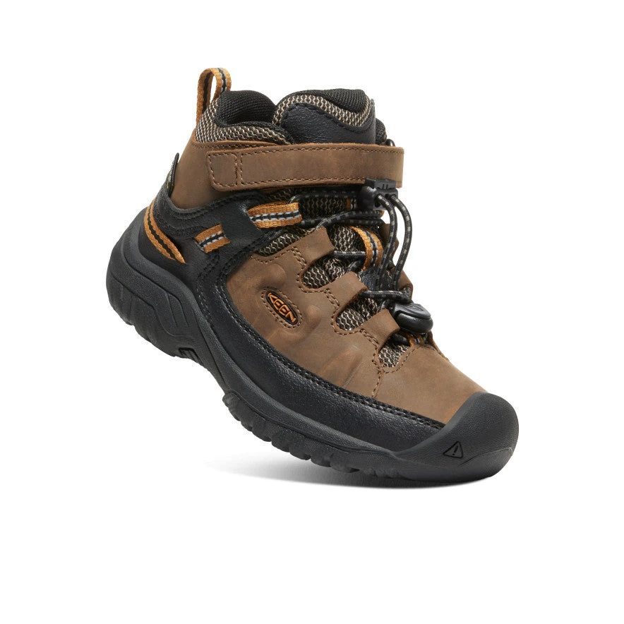 Keen Little Kids' Targhee Waterproof Boot | Dark Earth/Golden Brown 5 Keen Little Kids' Targhee Waterproof Boot | Dark Earth/Golden Brown - Image 3