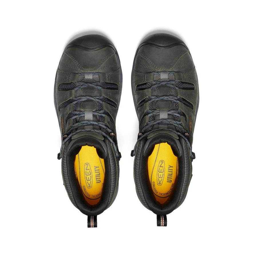 Keen Men's Flint II Waterproof Mid (Soft Toe) | Steel Grey/Tortoise Shell 6 Keen Men's Flint II Waterproof Mid (Soft Toe) | Steel Grey/Tortoise Shell - Image 4