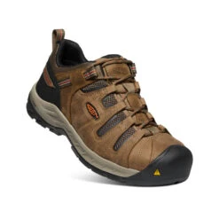 Keen Men's Flint II (Steel Toe) | Shitake/Rust -Keen ce94dbf25bcc43e537dddb359804f88e0602c7f6