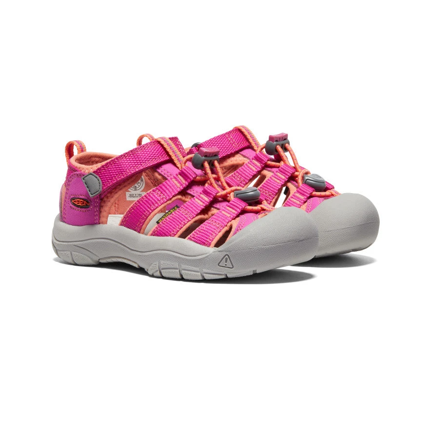 Keen Little Kids' Newport H2 | Very Berry/Fusion Coral 4 Keen Little Kids' Newport H2 | Very Berry/Fusion Coral - Image 2