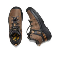 Keen Big Kids' Targhee Waterproof Boot | Dark Earth/Golden Brown -Keen de71008f997ef8f00aa7f2887e8b6ecedd861ca2