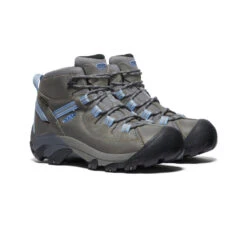 Keen Women's Targhee II Waterproof Mid | Steel Grey/Hydrangea -Keen e0a5d9c70d33b77f3760a975b8112149bd1f540b