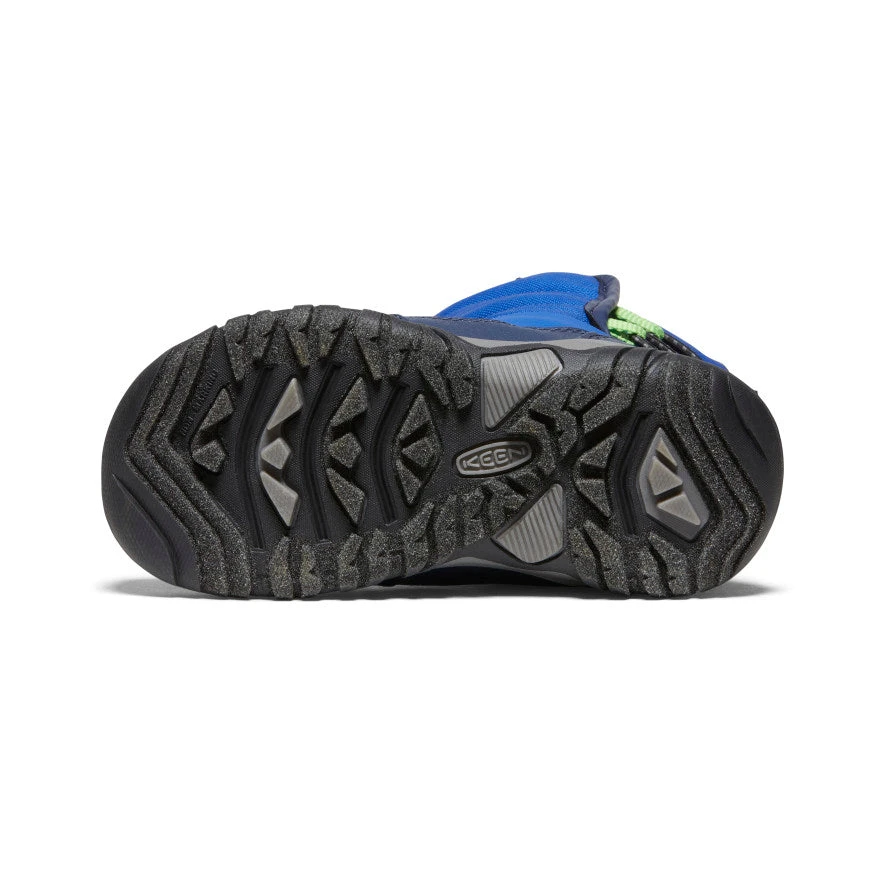 Keen Little Kids' Puffrider Waterproof Winter Boot | Naval Academy/Surf 8 Keen Little Kids' Puffrider Waterproof Winter Boot | Naval Academy/Surf - Image 6