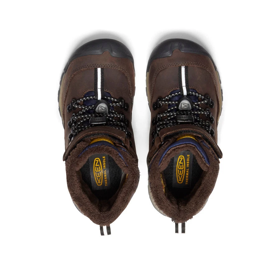 Keen Little Kids' Kanibou Waterproof Winter Boot | Java/Naval Academy 6 Keen Little Kids' Kanibou Waterproof Winter Boot | Java/Naval Academy - Image 4