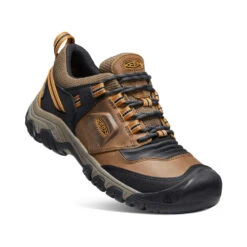 Keen Men's Ridge Flex Waterproof | Bison/Golden Brown -Keen f81fae4255b671316341771be1e719b571b17e78