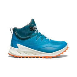 Keen Women's Zionic Waterproof Hiking Boot | Fjord Blue/Tangerine